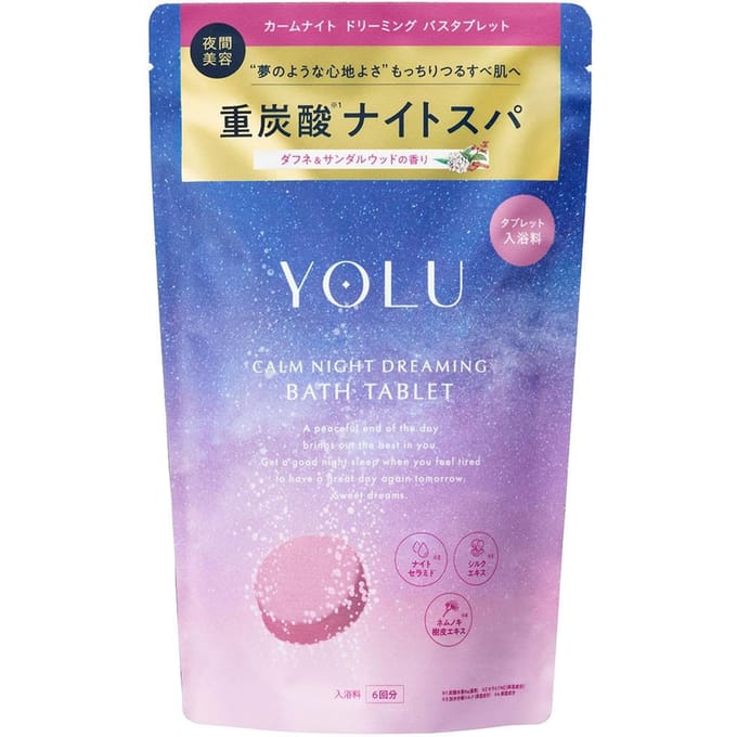 YOLU - Calm Night Dreaming Bath Tablet 6 pcs