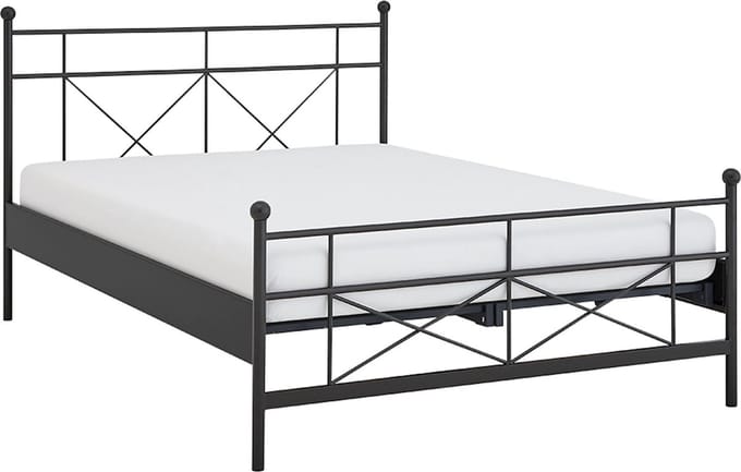 Maxi Bed Milano 2-persoons - 160 x 200 cm - antraciet