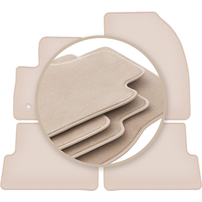 PREMIUM beige vloermatten voor: Ford Grand C-MAX minivan 2011-2015