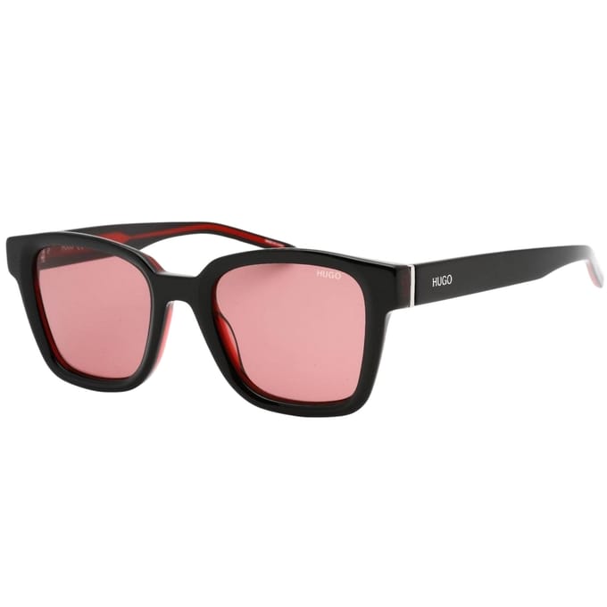 Hugo Boss Matte zonnebril heren (Bourgondië/Rood/Zwart)