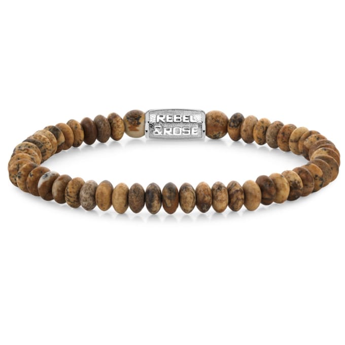 Armband - Staal/Beads | Rebel & Rose