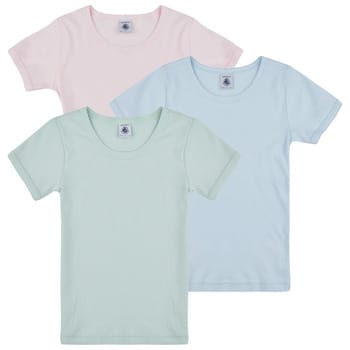 T-shirt Korte Mouw Petit Bateau 3 TEE SHIRTS MC