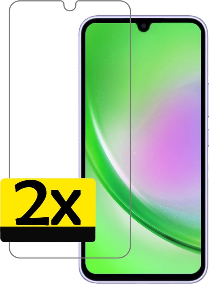 Screenprotector - Geschikt voor Samsung Galaxy A34 - 2 Stuks - Extra Sterk - Beschermglas - Gehard Glas - Tempered Glass - Screen Protector