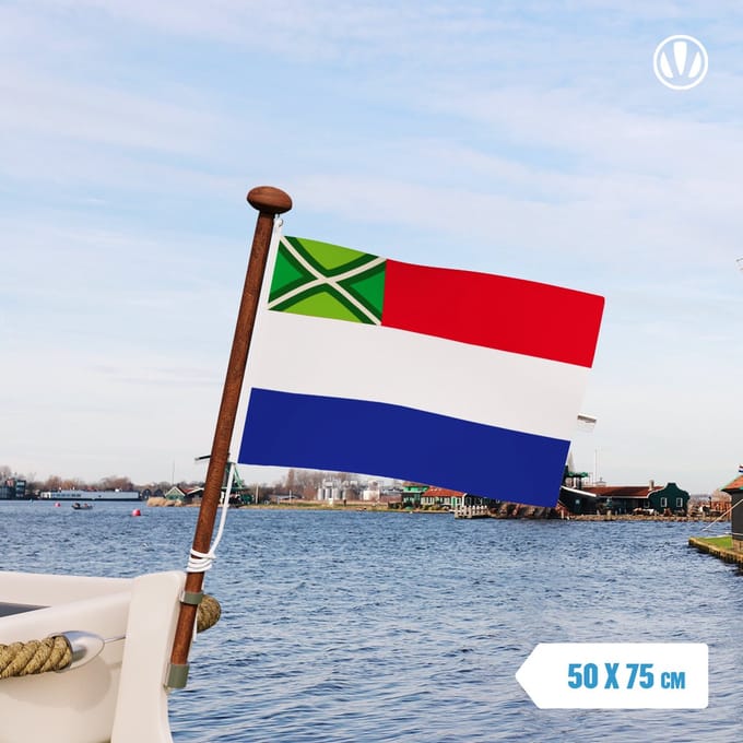 Vlag Nederland met inzet Achterhoek 50x75cm
