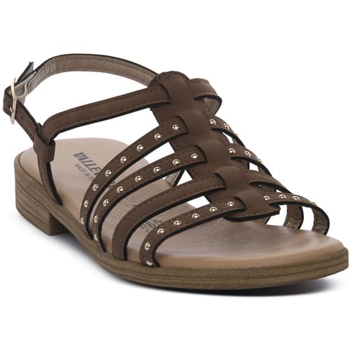 Platte sandalen Valleverde CACAO