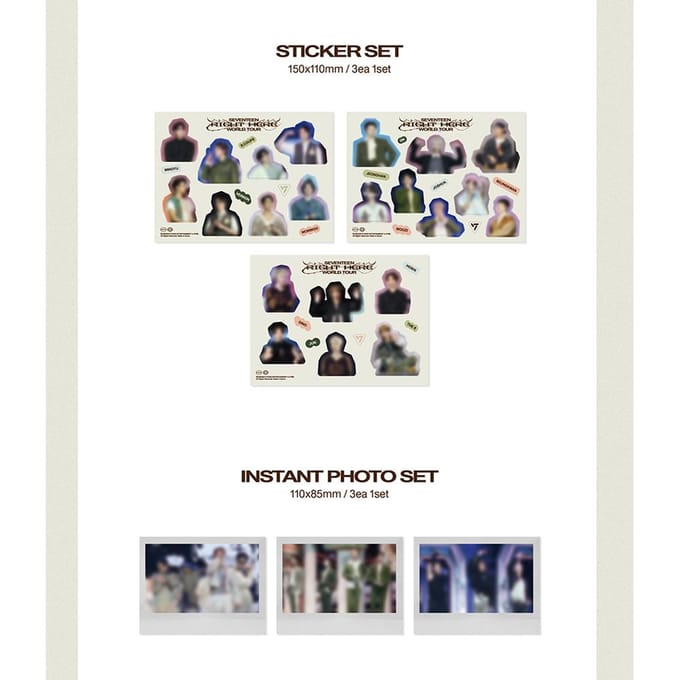 SEVENTEEN - Wereldtournee [RIGHT HERE] Digitale Code Album only blue