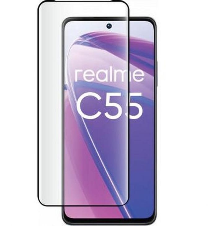 Bigben Connected, Screenprotector geschikt voor Realme C55 - Tempered Glass 2.5D & Anti-Scratch, Transparant