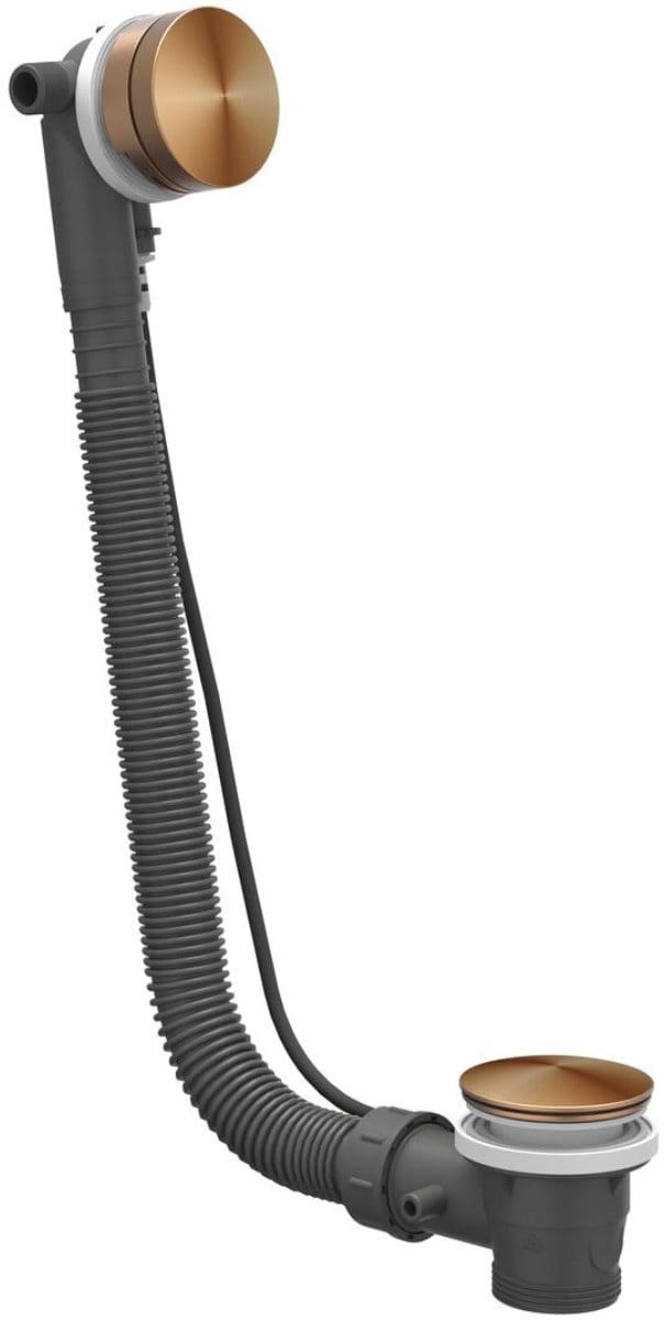 IVY Toebehoren Badoverloopset RVS316 geborsteld mat koper PVD