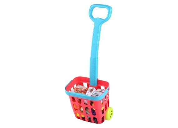 Playgo Winkeltrolley gevuld 17dlg