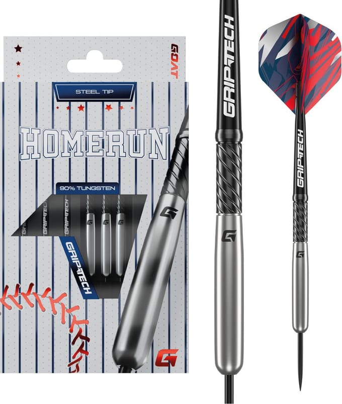 GOAT Homerun Silver 90% - Dartpijlen