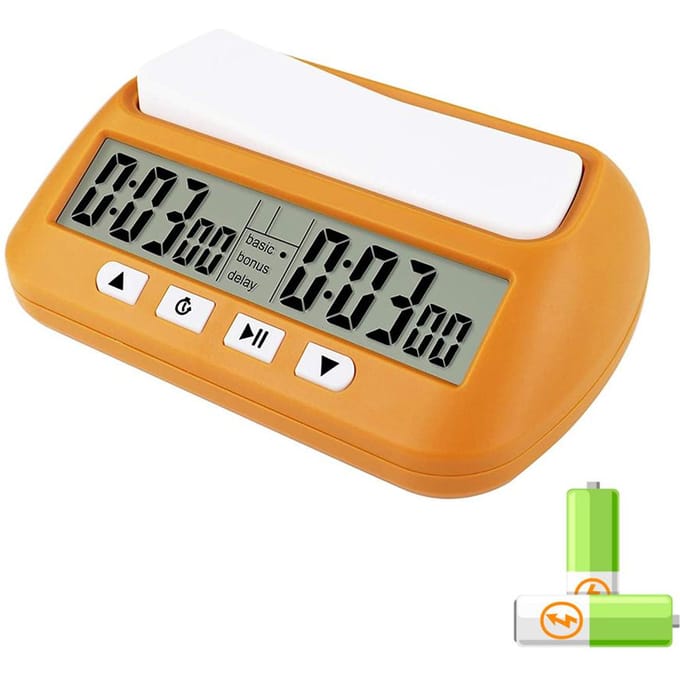 3-in-1 multifunctionele draagbare professionele schaakklok Digitale schaaktimer Speltimer TP813-1 gray