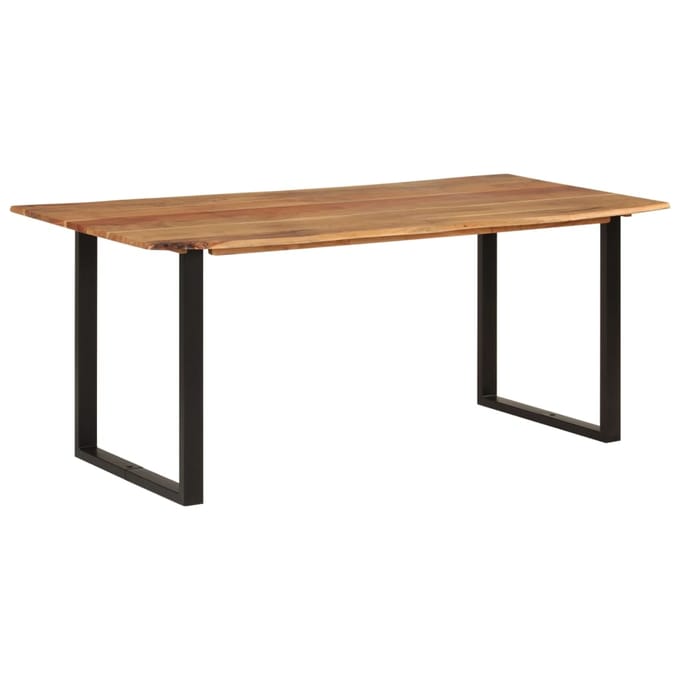 vidaXL - Eettafel - 180x90x76 - cm - massief - acaciahout