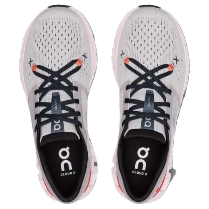 ON Cloud X 4 Silver Flame Dames Sneakers Grijs 3WE30072905 36 white