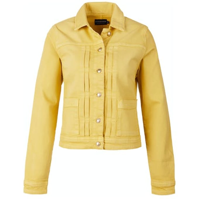 River Woods Jacket Fancy Front Yellow Größe: XS | Cropped-Jacken Outlet | Damen | Gelb