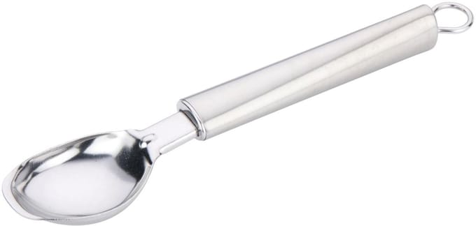 alpina IJsschep - IJslepel 21cm - RVS IJsschepper - Zilver