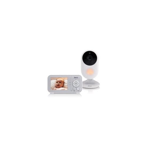 Alecto Babyfoon met Camera - Core Collection - 2,8 inch Scherm - Uitbreidbaar tot 2 camera's - Nachtlampje - DVM2028 - Wit