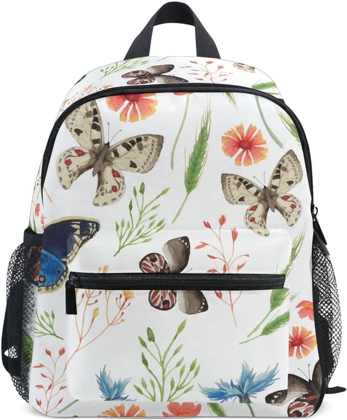 Vrolijke Kinderrugzak Voor Peuters en Kleuters - Met Borstband & Leuke Prints