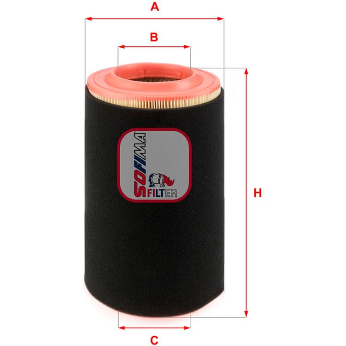Luchtfilter SOFIMA S7A69A