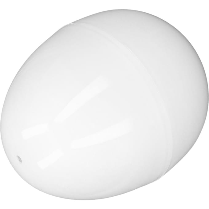 Hardgekookt Ei Koker Capaciteit 4 Eieren Compact Ontwerp ABS Materiaal Eivorm Magnetronfunctie Eierkoker L white