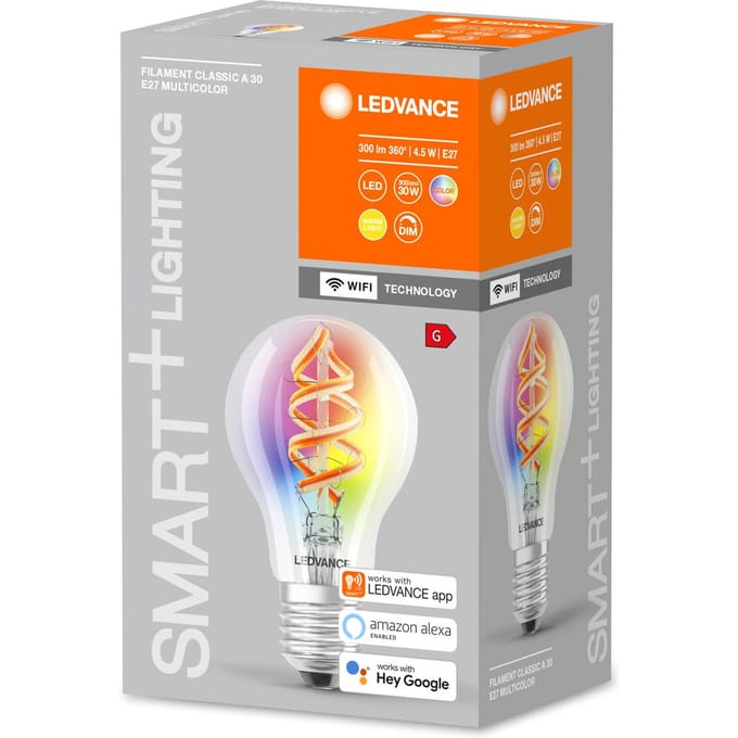 Osram SMART+ Standaard RGBW klar filament E27 WiFi