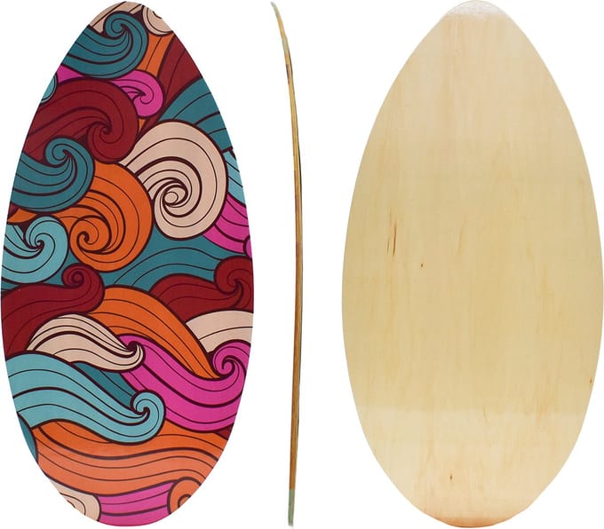 Skim board hout 41'' (104cm) wave