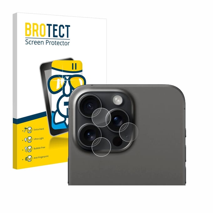 Screenprotector voor Apple iPhone 15 Pro Max (ALLEEN Camera Lens) Beschermglas transparant