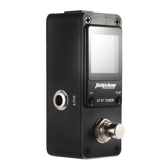 AROMA AT-07 Mini Chromatic Tuner Effectpedaal Mini Single Elektrische Gitaareffecten gray