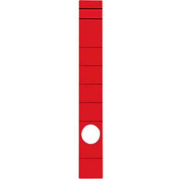 Rugetiket, rugbreedte 39 mm, zelfklevend, 10 stuks, rood