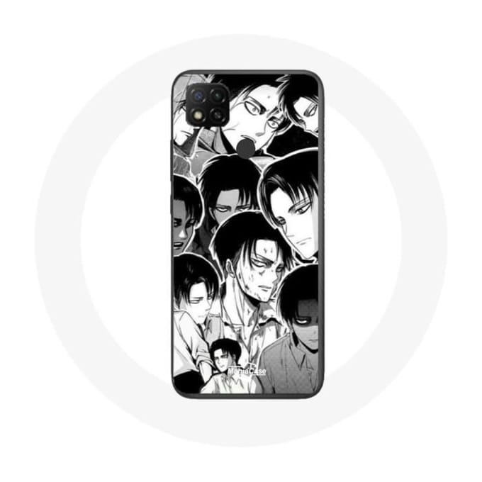 Xiaomi Redmi 9C Case-aanval op Titan Manga Levi Ackerman