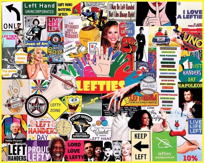 Legpuzzel 1000 Stukjes Linkshandigen Puzzel voor Volwassenen