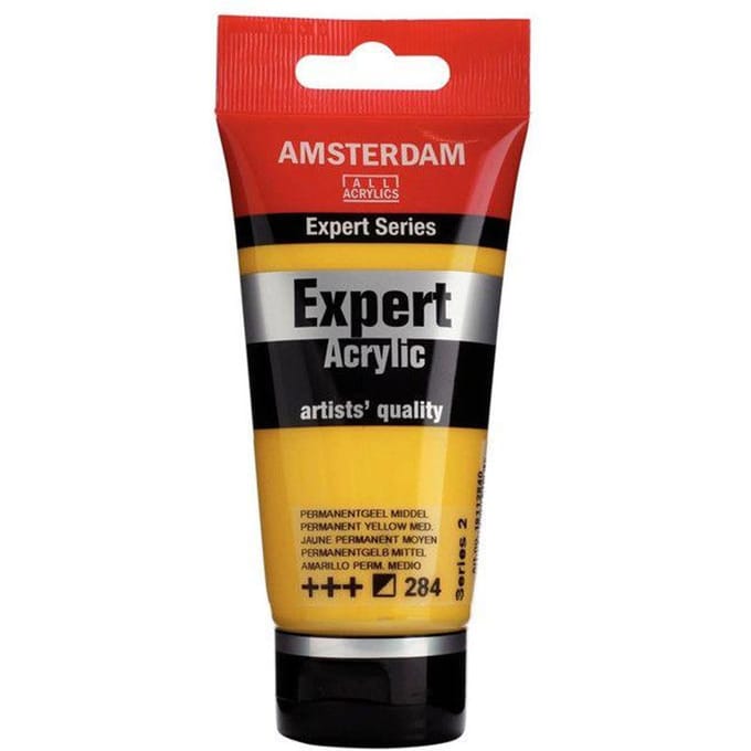 Amsterdam Expert Series Acrylverf - 75 ml - Permanentgeel Middel 284   8712079289164   Verf