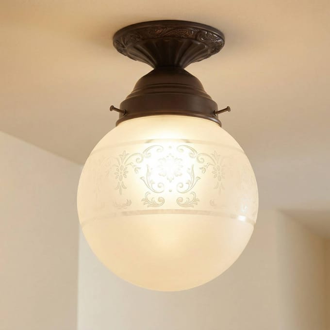 Berliner Messinglampen Jack - een plafondlamp made in Germany