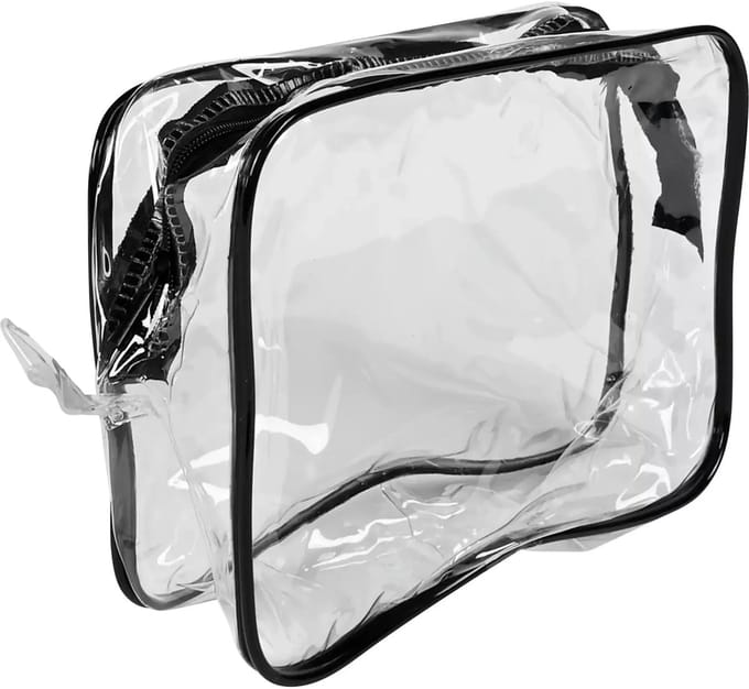 Benson Transparante toilettas - Handig voor handbagage - 20x8x12 cm