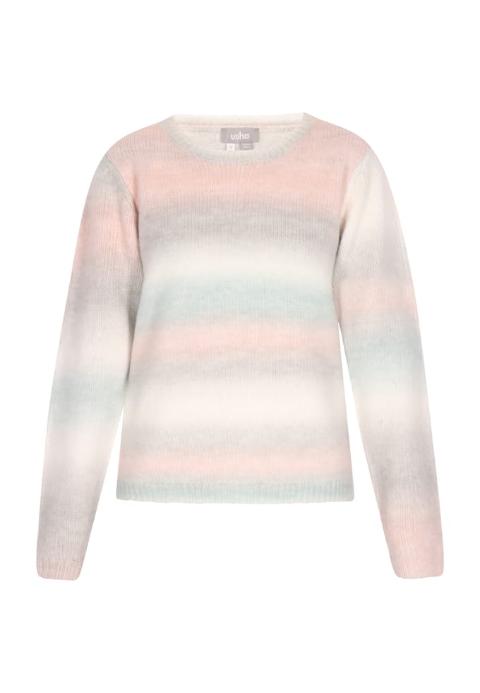 usha Jumper Dames Lichtblauw Veelkleurig