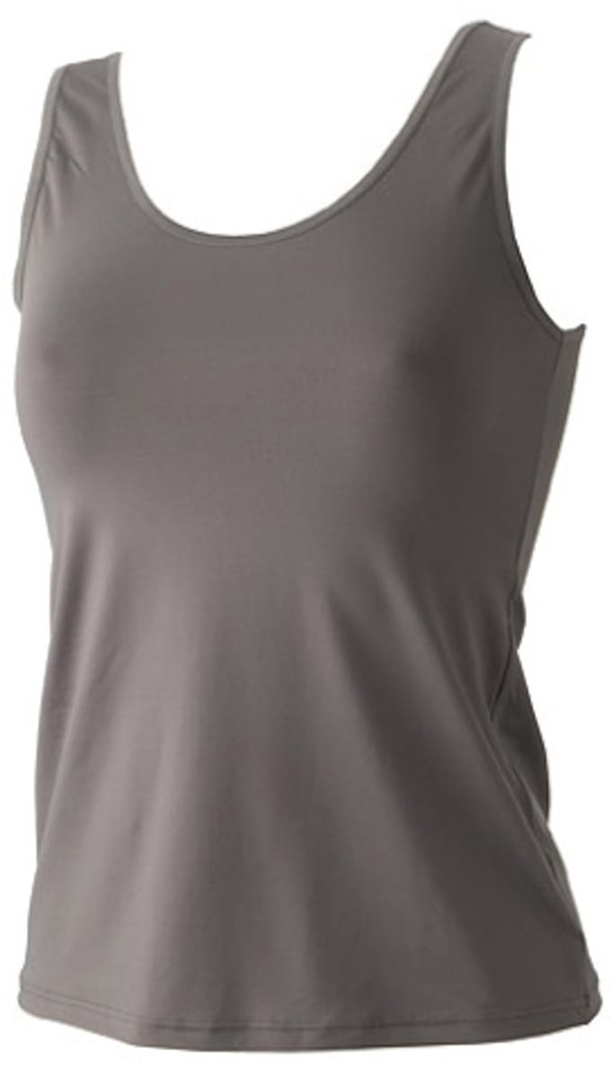 Avet Dames hemd microfiber 7591 - Polyamide dames onderhemd - Naadloos Singlet - Donkergrijs / M
