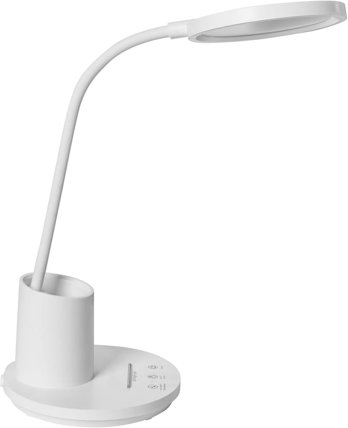 VELA - Bureaulamp LED - Wit - Synthetisch materiaal