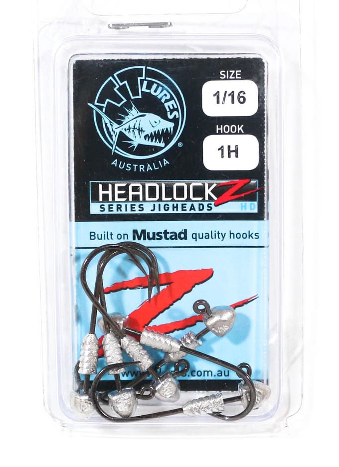 Tackle Tactics TT Headlockz HD Tête plombée 1/16 oz 1 6/paquet (3535)