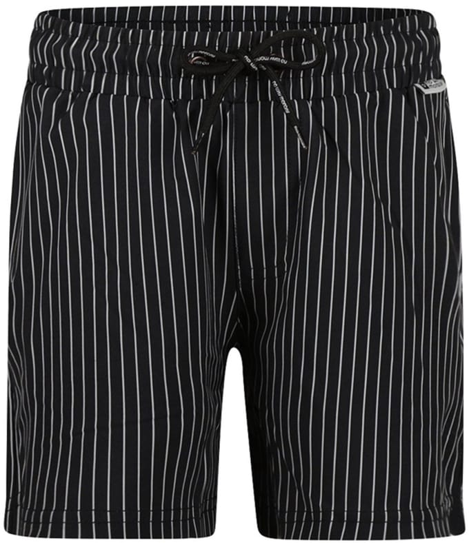No Way Monday Zwembroek zwart streep maat 110/116