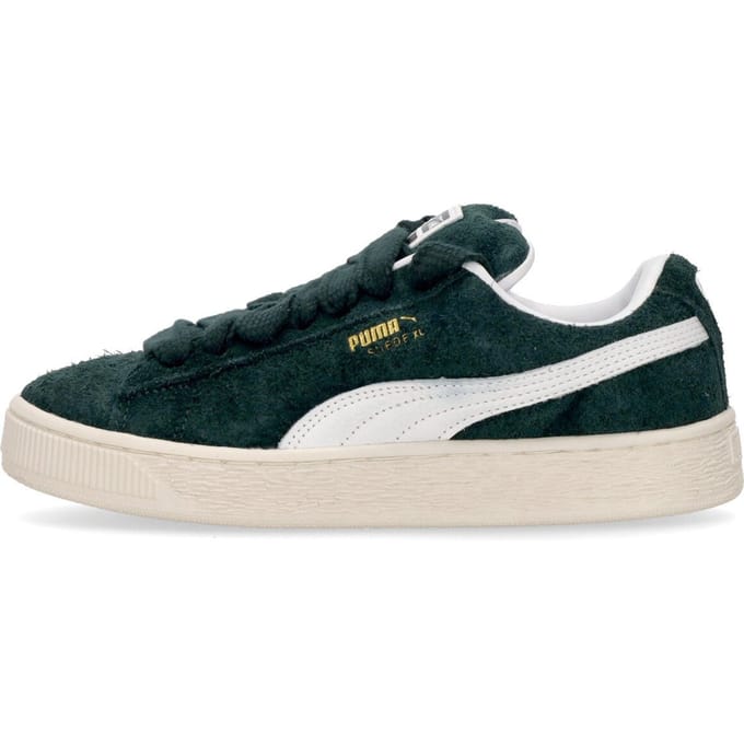 Lage schoen heren suede XL harig Ponderosa Pine/mat ivoor
