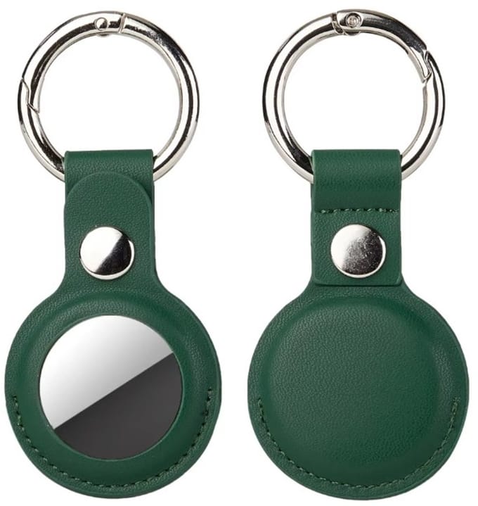 Go Go Gadget - Leerlook - Geschikt voor Apple airtag - Groen - 1 stuk