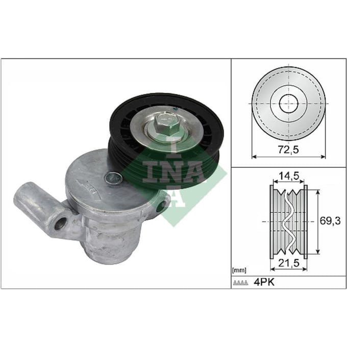 Schaeffler Ina Riemspanner, Poly V-riem INA 534 0705 10