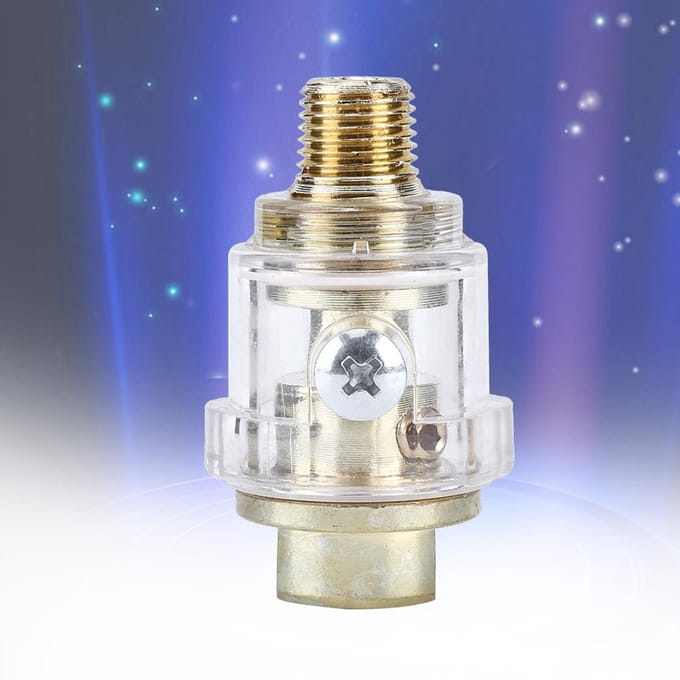 1 4  BSP Mini in Line Oiler Lubricator for Pneumatic Tool & Air Compressor Pipe