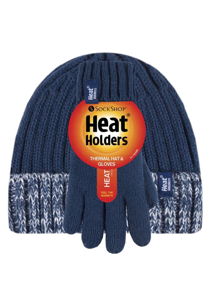 Heat Holders Kinderen Jongens Turn Over Hat Handschoenen Set - NS1P9710