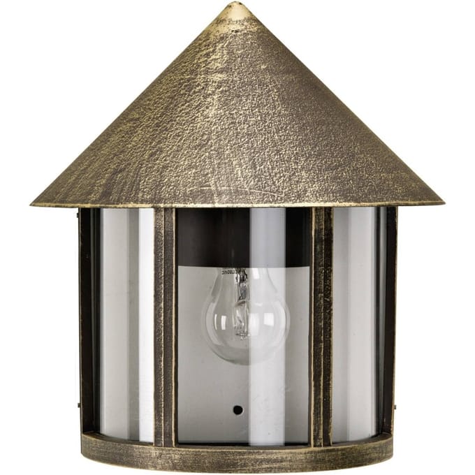Albert Leuchten Ouderwetse buitenwandlamp Vecchio bruin