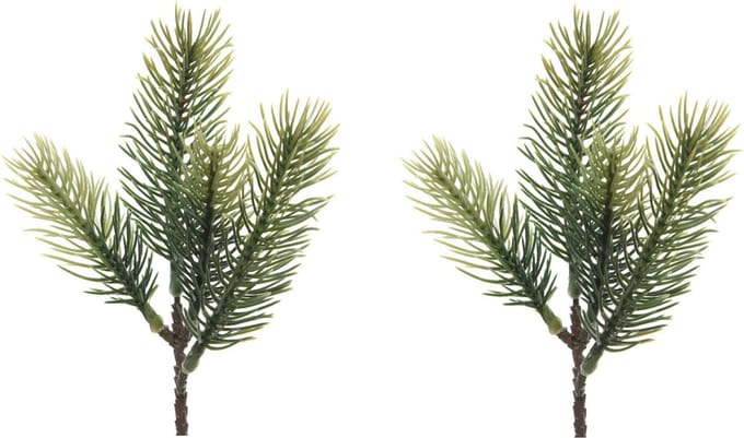 Decoris dennentakjes - groen - 23 cm - kerstversiering - kersttakjes - kerstdecoratie - kunsttakken