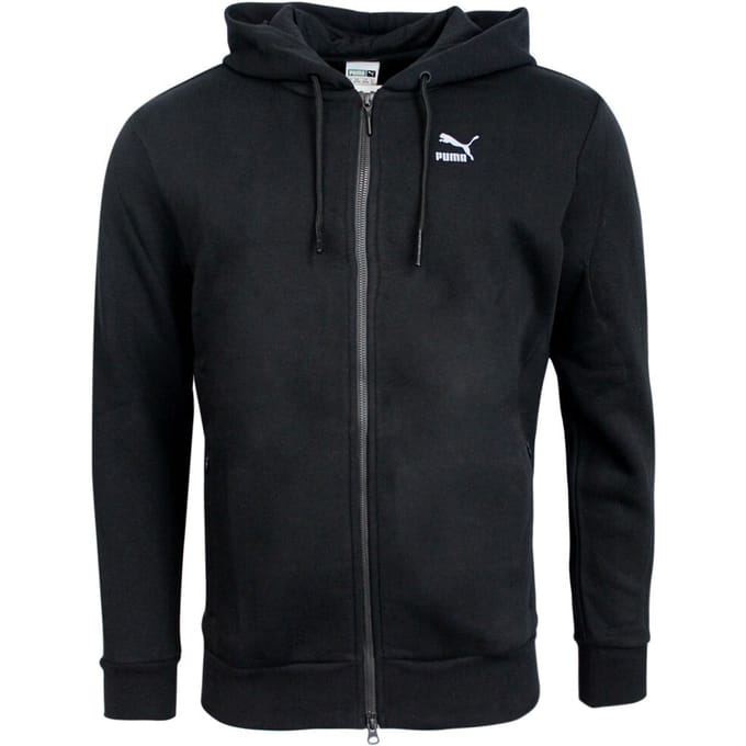 Puma Evo Heren Zwart Zip Up Trainingscapuchon Track Top Jas 569205 01 P5F