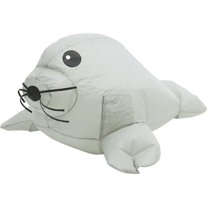 Invento Vlieger Bouncing Buddy Zeehond Junior 100 Cm Nylon Grijs