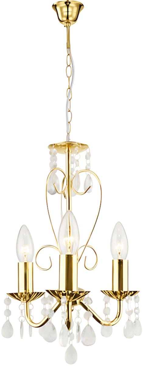 Toolight Ebt012-3Cp Hanglamp - Gouden - 125X75X25Cm