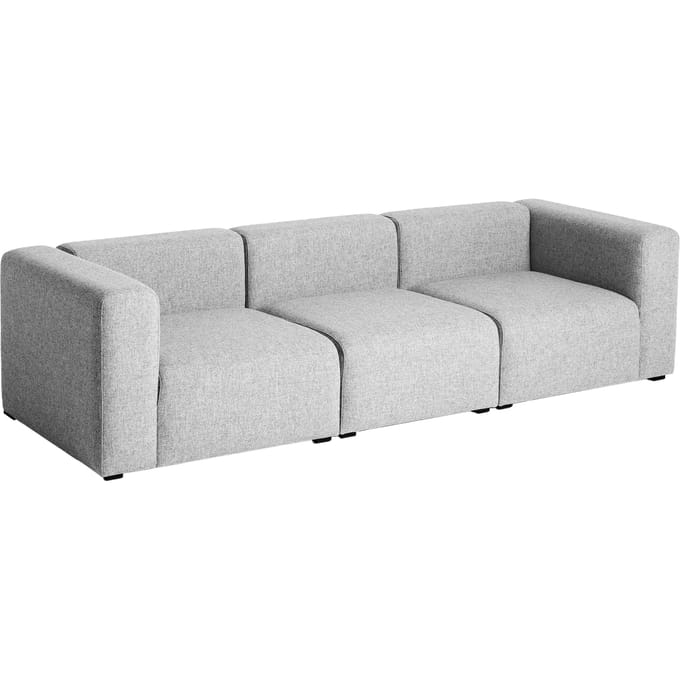 HAY - Mags 3-zitsbank - Kvadrat Hallingdal 130 - grijs gevlekt - 4 - 6 Wochen