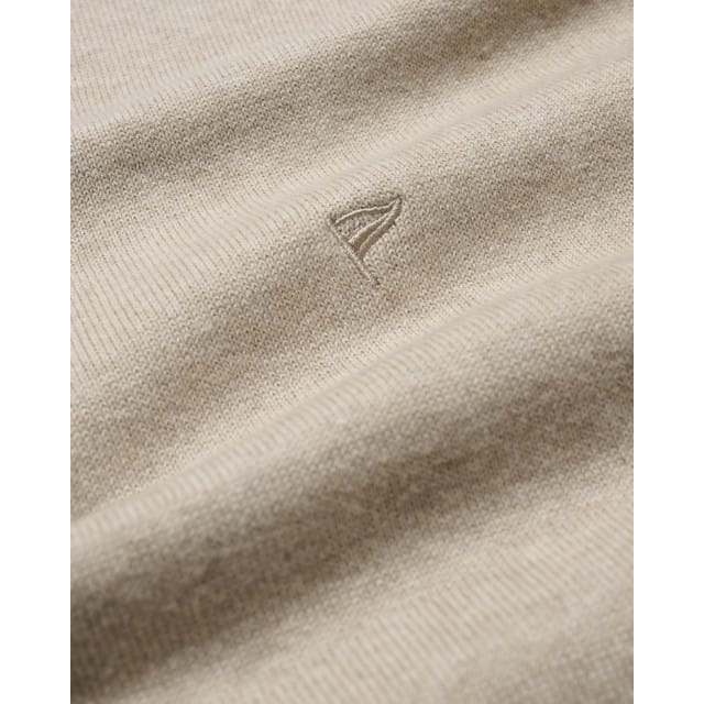 Campbell Trui Pullover Half Zip Sydney 103449 8108 Beige Melange Mannen Maat - XL